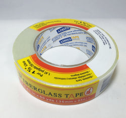 36 Rolls White Fiberglass Tape 1.41 14419 36