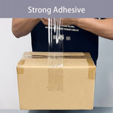 FixtureDisplays® 24 Rolls Clear Sealing Tape Carton Packing Box Tape 2"x110Y Premium 2.4mil 14427-24
