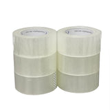FixtureDisplays® 24 Rolls Clear Sealing Tape Carton Packing Box Tape 2"x110Y Premium 2.4mil 14427-24