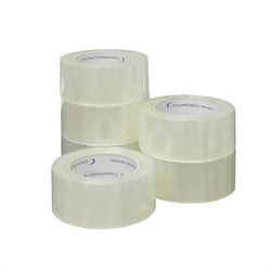 6 Rolls Clear Sealing Tape Carton Packing Box Tape 2"x110Y High Quality Premium 2.4mil 14427-6