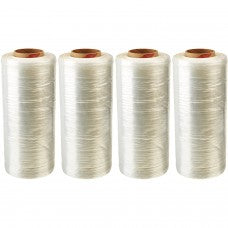 4 Rolls Polyethylene Virgin High Quality Cast Stretch Wrap, Clear Shrink Wrap