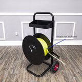Banding Strapping Cart for Steel and Poly Strapping, Fits All Core Sizes, OD up to 20 Cart dims: 16.5 * 19.5 * 39  14433