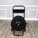 Banding Strapping Cart for Steel and Poly Strapping, Fits All Core Sizes, OD up to 20 Cart dims: 16.5 * 19.5 * 39  14433