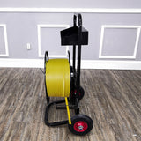 Banding Strapping Cart for Steel and Poly Strapping, Fits All Core Sizes, OD up to 20 Cart dims: 16.5 * 19.5 * 39  14433