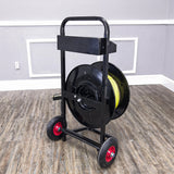 Banding Strapping Cart for Steel and Poly Strapping, Fits All Core Sizes, OD up to 20 Cart dims: 16.5 * 19.5 * 39  14433