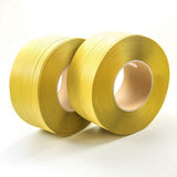 FixtureDisplays? Poly Strap,Polypropylene Strapping, Box Pallet Strapping Banding Unitization Reel 2300' Long,1/2' Wide (0.53), 20 OD X 8Core 14434