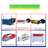 FixtureDisplays? Poly Strap,Polypropylene Strapping, Box Pallet Strapping Banding Unitization Reel 2300' Long,1/2' Wide (0.53), 20 OD X 8Core 14434