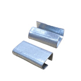 Open (Snap-On) Seals for 1/2 Strap Width Steel Poly Strapping (Pack of 100) 14435