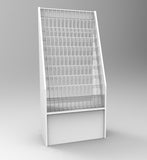 Literature Rack Brochure holder leaflet coupon stand 1453 WHITE