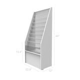 Literature Rack Brochure holder leaflet coupon stand 1453 WHITE