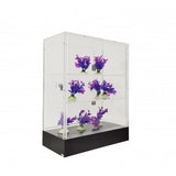 Clear Cabinet Acrylic Display Shelf Plexiglass Showcase Lock N Key Transparent