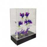 Clear Cabinet Acrylic Display Shelf Plexiglass Showcase Lock N Key Transparent