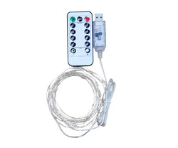 LED USB Copper Wire Fairy String Lights Twinkle Party Home Decor w/Remote