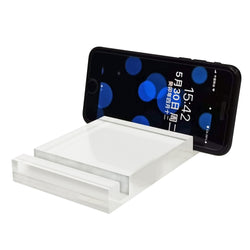 Cellphone Tablet Holder Stand Clear Acrylic 3/8" Groove Width Greeting Card 14707-3/8" Groove