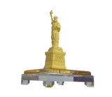 24K Gold Casted Statue of Liberty with Plexiglass Cover 14708