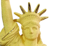 24K Gold Casted Statue of Liberty with Plexiglass Cover 14708