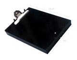 A4 File Storage with Clipboard 14745 13x9" Aluminium14745