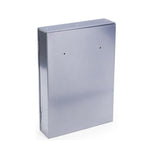 Metal Box Mail box Secure Collection Box Ticket Box,Easy Wall Mount 14785 Silver