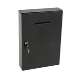 Metal Box Mail box Secure Collection Box Ticket Box,Easy Wall Mount Has Small Amount Of Rusting 14785-NEW