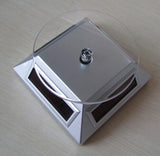 Solar power 360' Rotating Phone Jewelry Display Stand Turn Table Barbie Doll