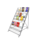 8 Tier Literature Holder Greeting Card Floor Stand Displays Book DVD Brochure