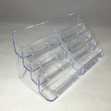 Four tier Business Card Holder 200 Capacity Clear Gift Card Holder Prepaid 14919