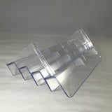 Four tier Business Card Holder 200 Capacity Clear Gift Card Holder Prepaid 14919