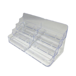 Four tier Business Card Holder 200 Capacity Clear Gift Card Holder Prepaid 14919