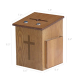 Dual Lock Comment Collection Suggestion Box Donation Charity Prayer Tithing Box