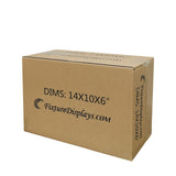 20PK 14X10X6" Shipping Box Cardboard Singlewall BF150 Mail Packaging E-Commerce 14X10X6-20PK