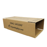 20PK 14X10X6" Shipping Box Cardboard Singlewall BF150 Mail Packaging E-Commerce 14X10X6-20PK