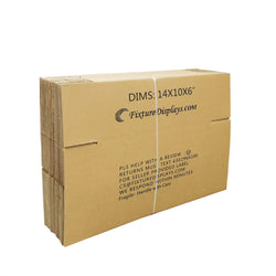 20PK 14X10X6" Shipping Box Cardboard Singlewall BF150 Mail Packaging E-Commerce 14X10X6-20PK