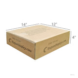 20PK 14 X 12 X 4 Inchs Full-Wing Carton Corrugated Cardboard Small Packing Box 14x12x4-20PK
