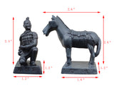 Chinese Terra Cotta Warrior Set 3.4 Terracotta Soldier Carriage Replica Army