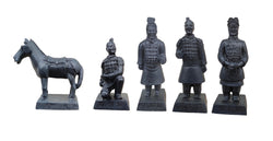 Chinese Terra Cotta Warrior Set 3.4 Terracotta Soldier Carriage Replica Army