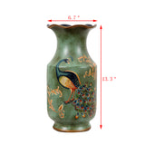 Porcelain Vase Peacock Decor Vase Vintage Look Vase China Vase Ceramic Vase 13