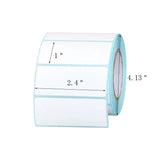 Thermal Label 2.4x 1 White Label 2000 Sheets/Roll Barcode Label Product Label