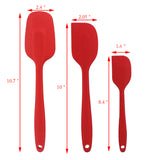 3PK Silicone Spatula Heat Resistant Spatula Kitchen Gadget Scraper Spoon Spatula