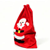 20X28 Christmas Gift Bag Reusable Non woven Fabric Santa Claus Present Bag 15021 SANTA