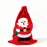 20X28 Christmas Gift Bag Reusable Non woven Fabric Santa Claus Present Bag 15021 SANTA