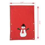 20X28 Christmas Gift Bag Reusable Non woven Fabric Santa Claus Present Bag 15021 SNOWMAN