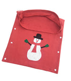 20X28 Christmas Gift Bag Reusable Non woven Fabric Santa Claus Present Bag 15021 SNOWMAN