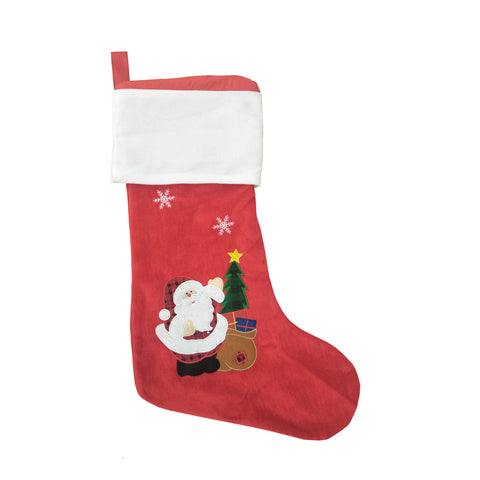 16X29 LRG Xmas Stocking Sack Santa Christmas Gift Bag Hanging Gift Stocking Bag