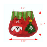 Christmas Small Gift Bag Reusable Candy Bag Santa Claus Present Bag Cute Bag