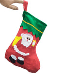 14X9 Xmas Stocking Sack Santa Christmas Gift Bag Hanging Gift Stocking Bag