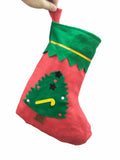 14X9 Xmas Stocking Sack Santa Christmas Tree Gift Bag Hanging Gift Stocking Bag