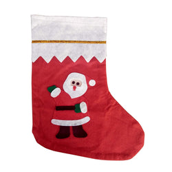 14X9 Xmas Stocking Sack Santa Christmas Gift Bag Hanging Gift Stocking Bag