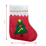 14X9 Xmas Stocking Sack Santa Christmas Gift Bag Hanging Gift Stocking Bag