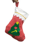 14X9 Xmas Stocking Sack Santa Christmas Gift Bag Hanging Gift Stocking Bag