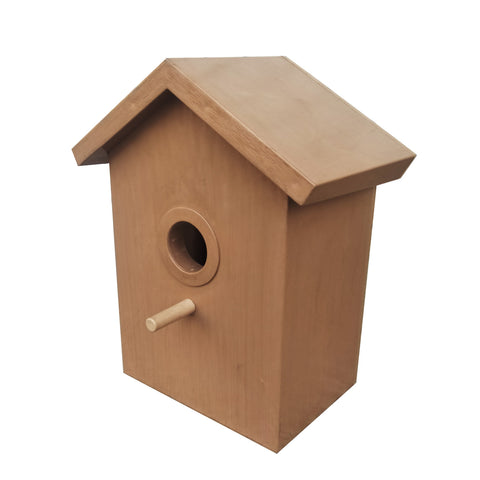 See Through Window Mirrored Bird House   Suction Cup Window Bird House